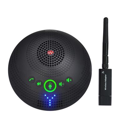 Профессиональный конференц-микрофон SQ-M13B 2.4G беспроводной всенаправленный микрофон, с 360-градусной передачей, аудио высокой четкости и снижением шума
