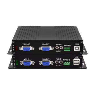 FTTN SQ-VGA01 VGA Digital Fiber Optic Video Terminal Противопомешательство передачи на большие расстояния